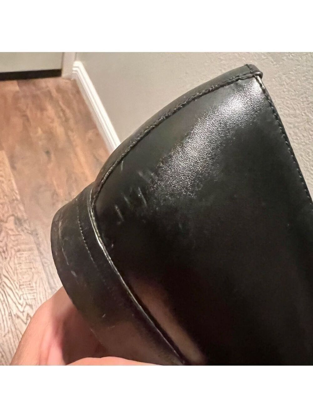 salvatore FERRAGAMO leather dress loafers. Made in Italy. 9.5 EE - Picture 8 of 8